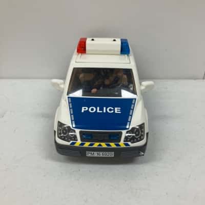 Playmobile City Action Police Car W/ 4 Police Officers 