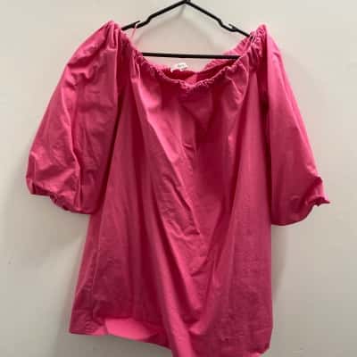 Morrison Womens  Size 3-4 Off-the-shoulder Top Pink  