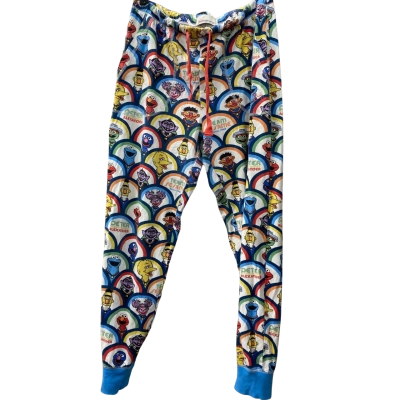 Peter Alexander Mens Sesame Street Multicoloured / Pattern PJ pants M