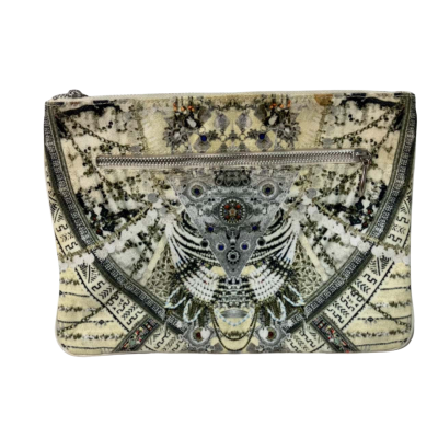 Camilla Handiras Small Canvas Clutch