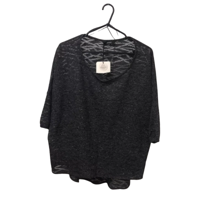 *Brand New* Motto Dark Grey & Silver Thread Top Size 10 