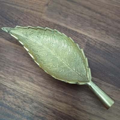 Small Brass Leaf Bowl