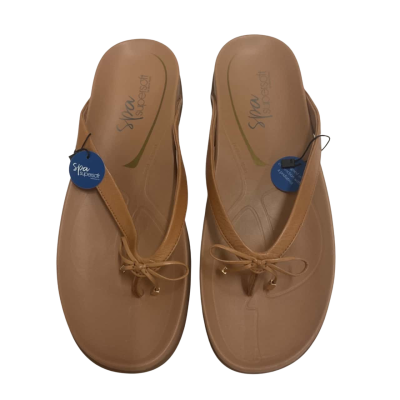 Womens Diana Ferrari Supersoft Spa Sandals Size 10 Beige 