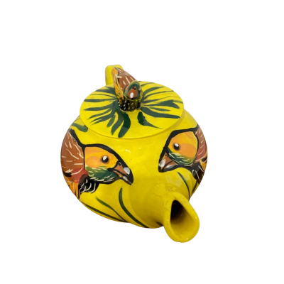Miniature Japanese Pottery Teapot 