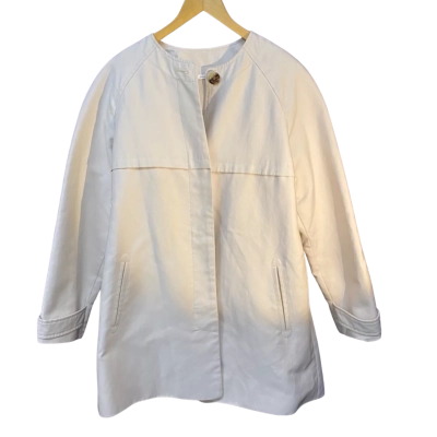 promod Womens  Size 10 Winter Jacket Cream 