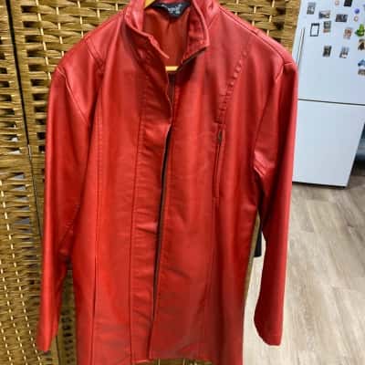 Womens  Size 10 Winter Coat Red 