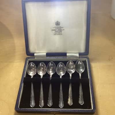 Hardy Bros Ltd Sterling Silver Tea Spoon Set 60.3g