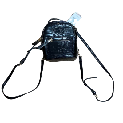 BNWT Peta & Jain Zoe Black Croc Print Backpack