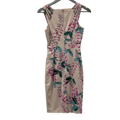 Karen Millen Womens  Size 8 Sleeveless Dress Floral / Pink