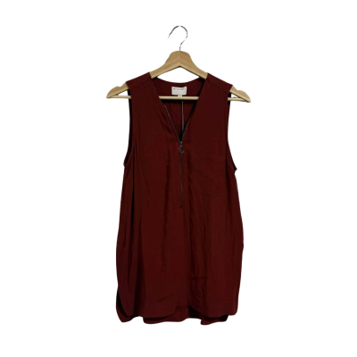 Witchery Cinnamon Sleeveless Top Size 8