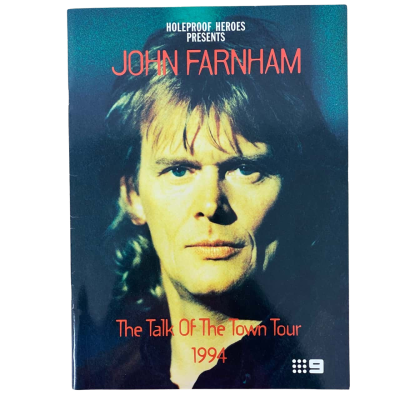John Farnham The Talk Of The Town Tour Program Book 1994