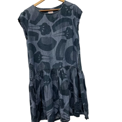 Gorman Womens  Size 8 Casual Dress Blue / Navy Blue 