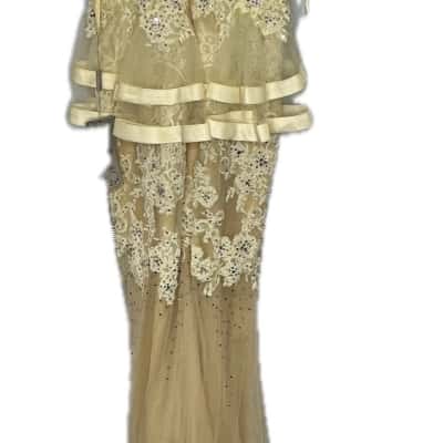 Charlotte Fashion rhinestone formal dress