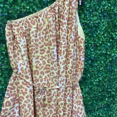 Oxford Womens  Size 12 Animal print / Yellow dress