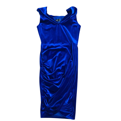 CBR Exclusive Selection Blue Velvet Dress Size S
