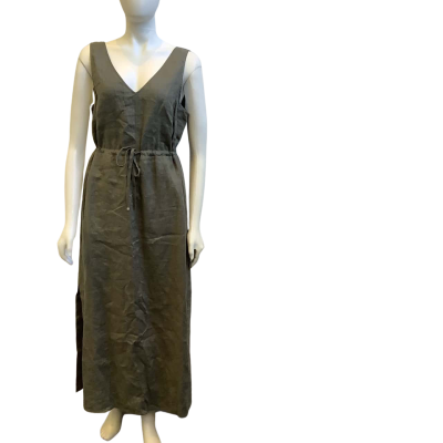 D-Luxe Womens  Size S Sleeveless Maxi Dress Mediterranean Olive