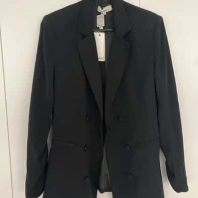 Dazie Womens Size 10 Black polyester Blazer  