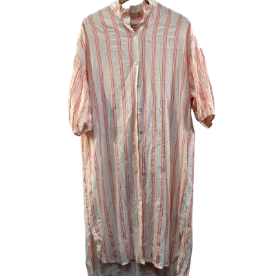 Onus Womens Size M Shirt Dress Cream / Orange 