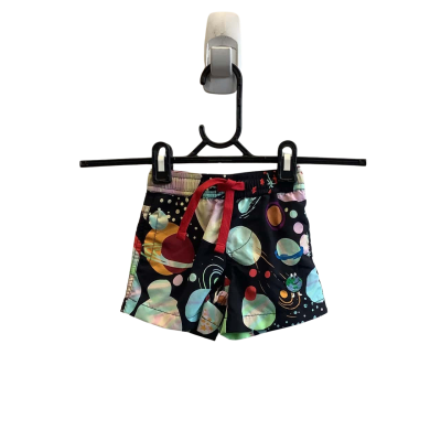 BNWT Kip&Co Boy's Size 0-3m Planet Kip Boardies Multicoloured 
