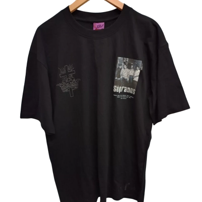  Bada Bing Sopranos Mens  Size L Short Sleeve T-shirt Black  
