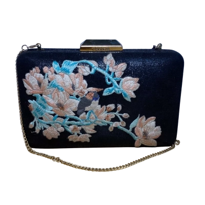 Olga Berg Cate embroidered pod bag