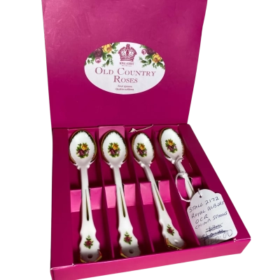 Old Country Rose Spoons 4
