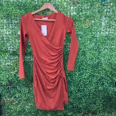 Kookai Womens  Size 1 Rust dress