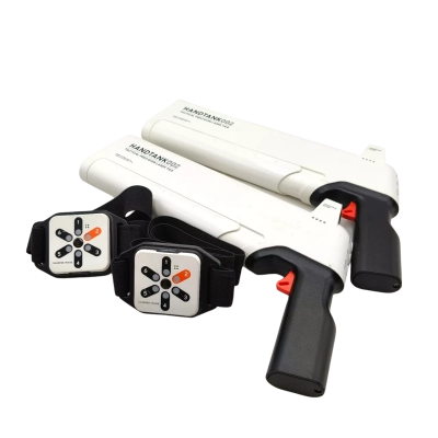 Sharper Image Handtank002 Tactical Precision Laser Tag Blasters & Targets - All Power Up & Appear To Be Working Ok  (small elec)