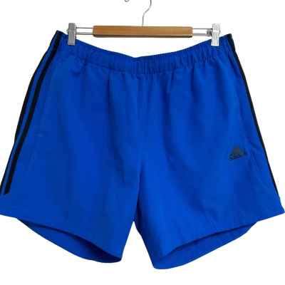 Adidas Mens Size XL Blue Shorts