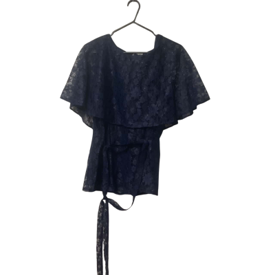 Women’s Liz Jordan  Size 16 Sleeveless Lace Top Navy Blue 