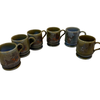 Wade Irish Porcelain Mug Shot Glass (6)