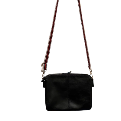 Evity Black Leather Handbag