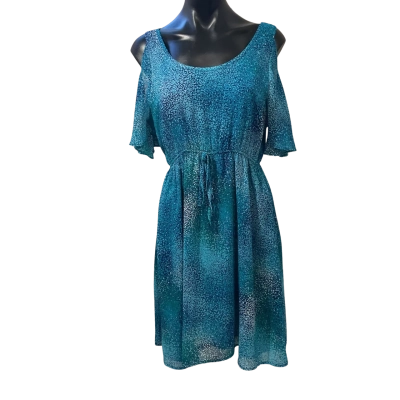 Jeanswest Womens  Size 10 Casual Dress Blue / Pattern 