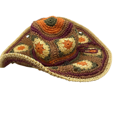 Rip Curl One Size Floral Crocheted Summer Hat