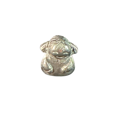 Pandora Girl charm (retired) Sterling Silver (stamped)