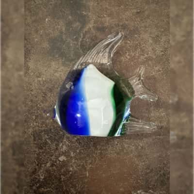 Abacus Imports Glass Fish Paperweight