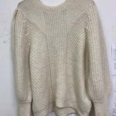Vero Moda Womens  Size XL Pullover White 
