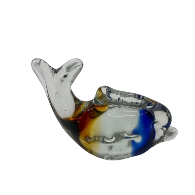 Vintage glass paperweight 