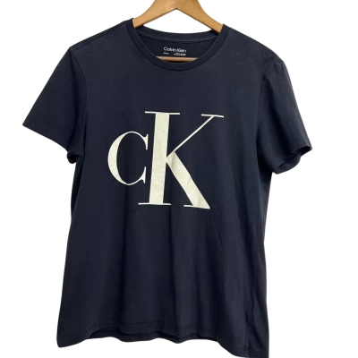 Calvin Klein Mens Size S Navy Blue T-Shirt
