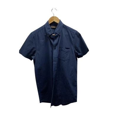 Ben Sherman Mens  Size S Blue Checked Shirt