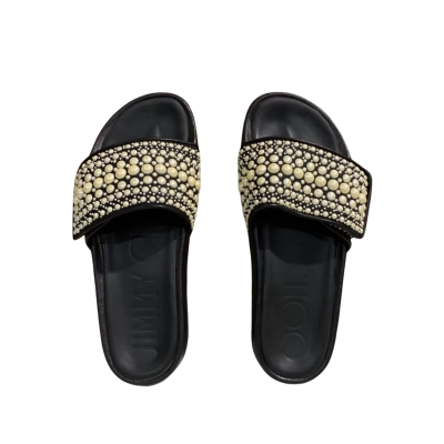 Jimmy Choo Womens  Size 40 Fitz Slides