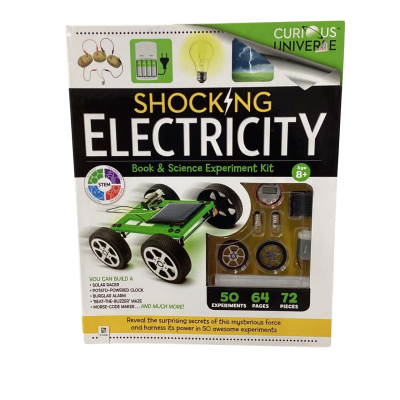NEW - Shocking Electricity Book & Science Experiment Kit