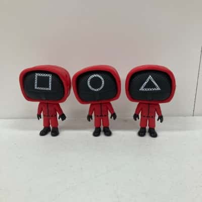 Squid Games Pop Funko Loose x3