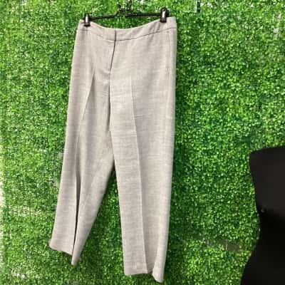 Fletcher Jones Womens  Size 14 Straight Leg Pants Grey 