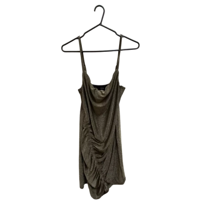 Dotti Womens  Size 12 Cocktail Dress Black  / Gold 