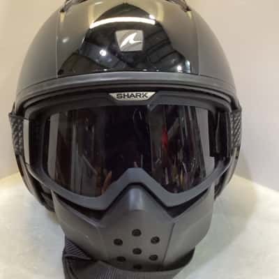 SHARK Street Drak black motorcycle helmet, new