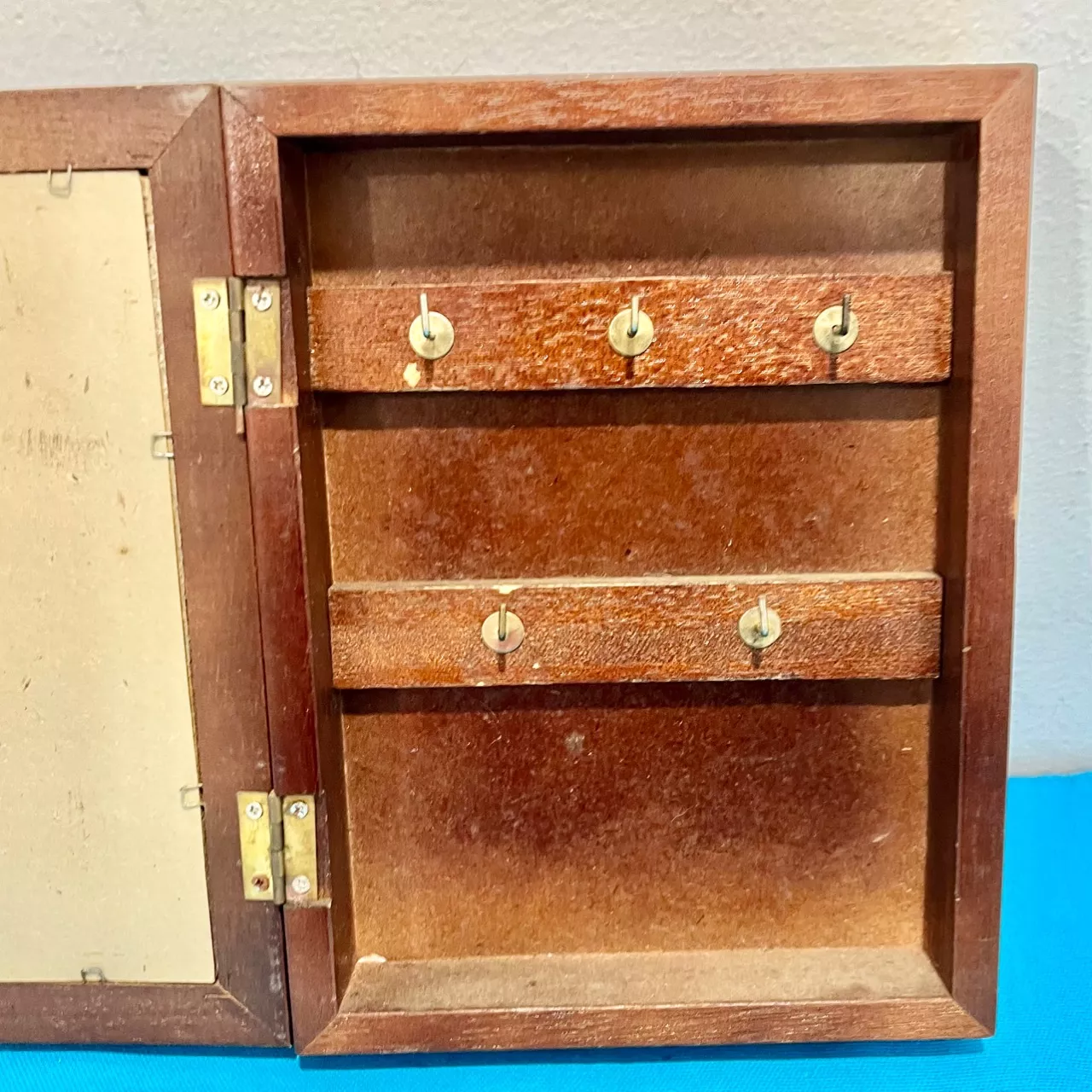 Vintage Floral Painting Key Holder Box (s)