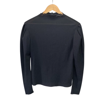 Camilla & Marc Womens  Size 8 Pandora Fluted Top Black  
