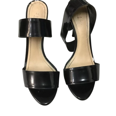 Seed Heritage Womens  Size 41 "Elly" Black Peep Toe Heel