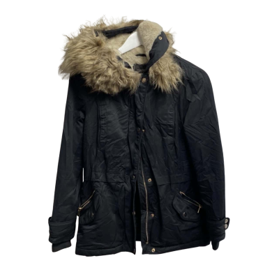 Forever New Womens  Size 6 Hooded Jacket/ Black  